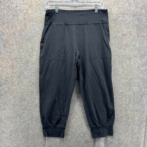 Lululemon Align Jogger Pants Women 10 Black High Rise Lightweight Nulu Crop